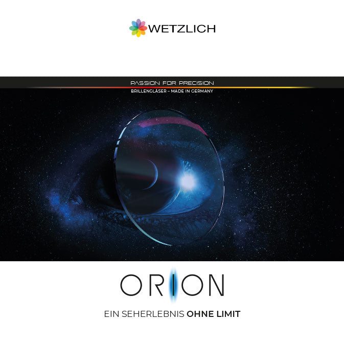 Orion Gleitsichtgläser: Höchster Sehkomfort & erweiterte Nutzung der Glasfläche