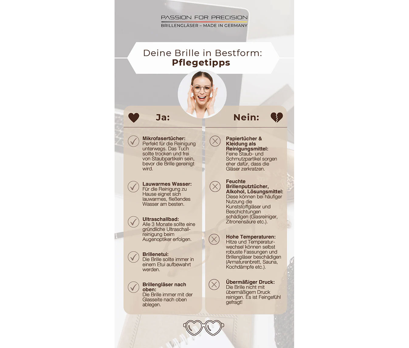 Pflegehinweise EV Flyer (50 Stück)