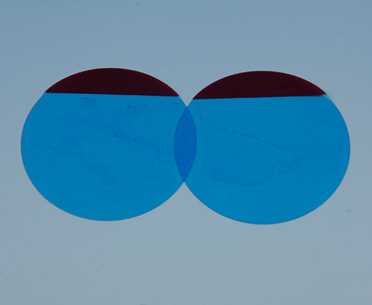 Klebepads Schutzfolie blau Ø 30mm