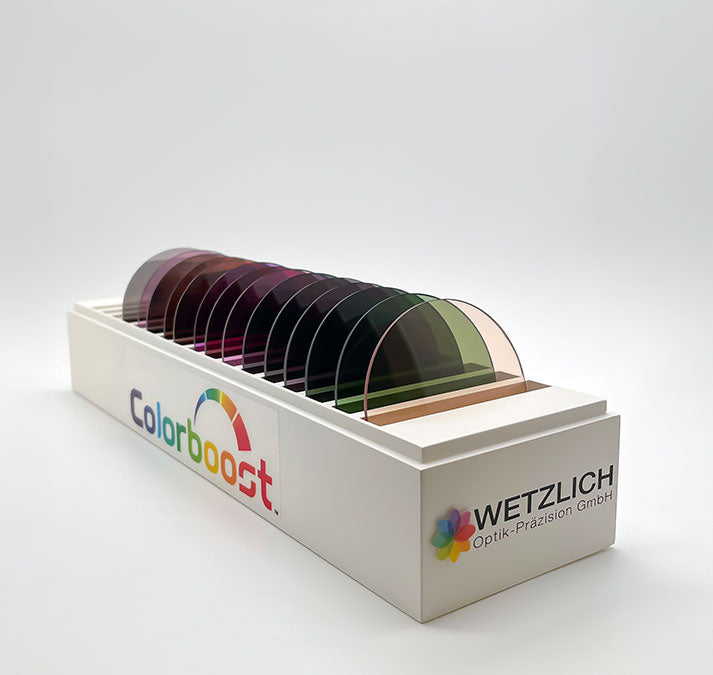 Colorboost™ Musterkasten – Vollsortiment Farben, Polarisierend & Phototrop