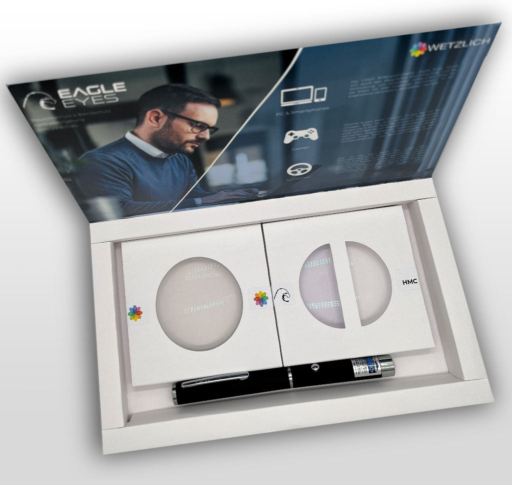 Blaulicht Filter Blocker Brillenglas Eagle Eyes