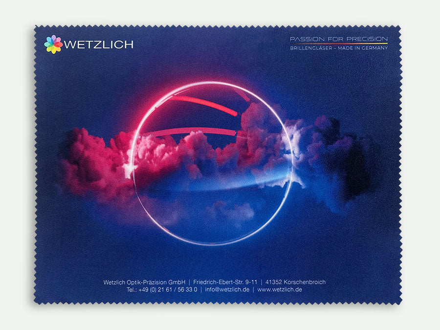 Mikrofasertuch Brillenputztuch schönes Design Wetzlich