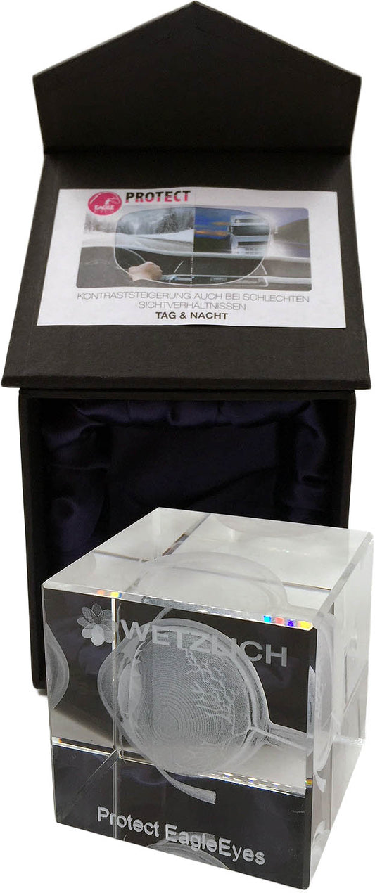 Eagle Eyes Demo-Tool (Glaswürfel, Laser-Pen)